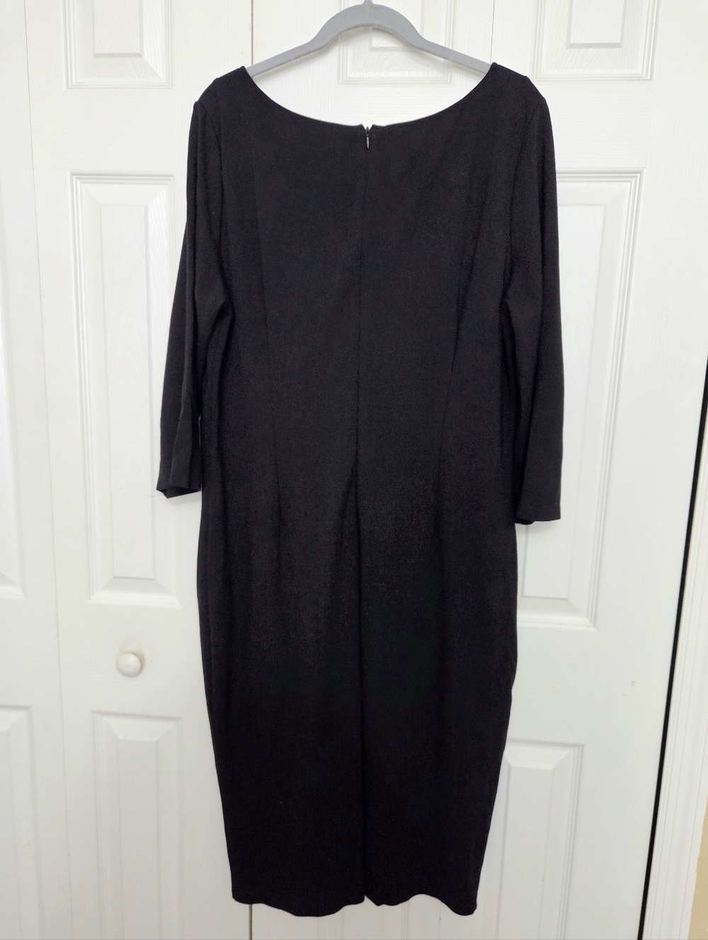 Vfemage Black and Beige Colorblock Dress - Picture 4 of 10